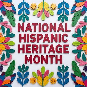 Hispanic Heritage Month Poster Vector Illustration