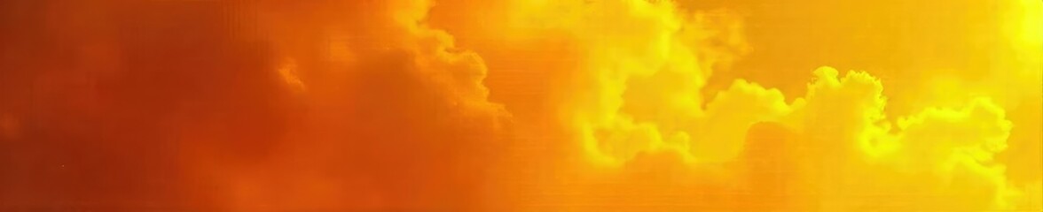 Wall Mural - vibrant yellow background, intensely hot, fiery, radiating heat perfect for summer, energy, warning,