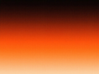 Poster - Gradient abstract background with orange and black color blend f