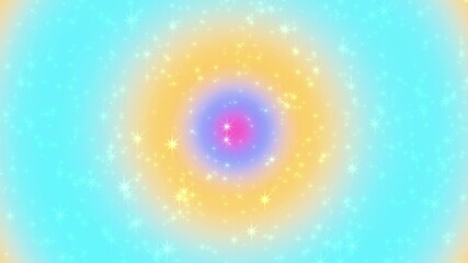 Wall Mural - abstract colorful blur soft gradient tunnel cute kawaii rainbow dreamy style. blended with sparkling