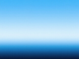 Poster - Gradient blue sky and ocean abstract blurred background horizont