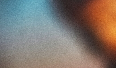 Poster - Colorful vibrant retro grainy gradient texture background. Vintage noise texture banner poster background design