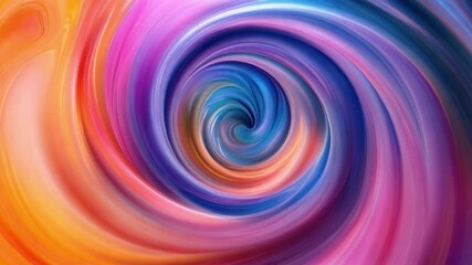 Poster - whirlwind of colors: a mesmerizing spiral of vibrant hues creates a dynamic and captivating visual e