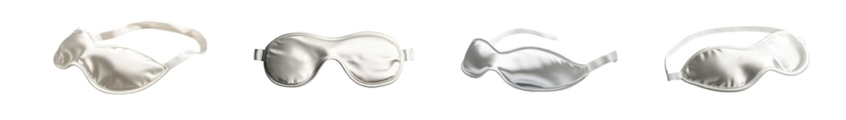 Poster - set of eye masks positioned for an image set. isolated on transparent background