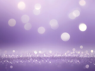 Wall Mural - elegant purple abstract background with sparkling bokeh lights, soft glow, shimmer texture, modern d