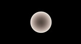 Abstract beige sphere gradient orb circular shape isolated transparent background