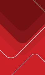 Poster - Red abstract background. Dynamic shapes composition. Vector illustration for banners, presentation templates and social media.