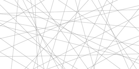 Fototapete - Abstract black lines with white background. Creative and geometric shape with luxury pattern and paper texture design. abstract background with stripes for website design Technology background.	
