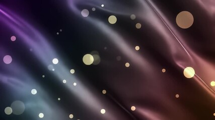 Poster - Shimmering Lights and Flowing Hues: Abstract Motion Background