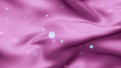 Poster - Abstract Purple Silk Drape with Shimmering Lights
