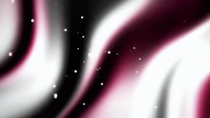 Poster - Abstract Swirling Nebula with Glowing Particles