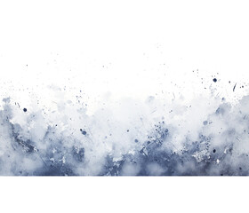 Poster - The composition watercolor image features a fluid with soft gradients, Small splatters and dots of paint are scattered in background, enhances the luminous quality of the colors textured.