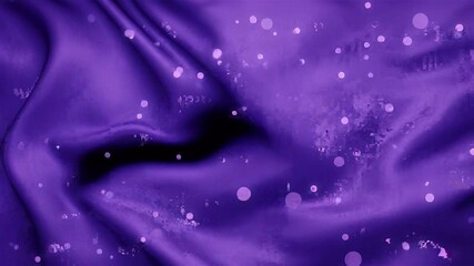 Poster - Purple Silk Drape with Shimmering Lights: Abstract Video Background