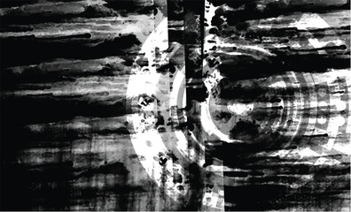 Wall Mural - Abstract grunge background. Monochrome abstract grunge monochrome illustration	