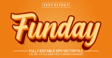 Poster - Funday font Text effect editable