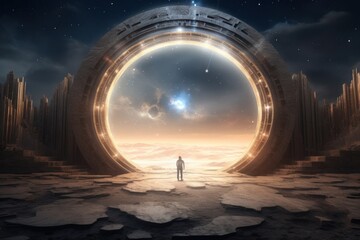 Wall Mural - celestial outdoors night sky.