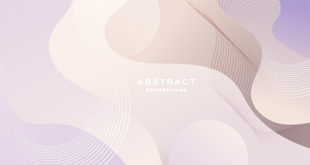 Poster - Soft pastel abstract background with flowing shapes