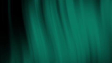 Poster - Soft, flowing green and black abstract waves create a smooth, tranquil background effect, Abstract texture Gradient motion Background animation.