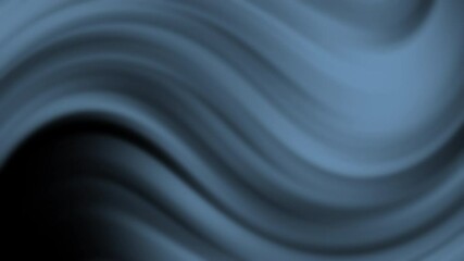 Poster - Smooth blue abstract waves create a calming and modern background with a soft, flowing texture, Abstract texture Gradient motion Background animation.