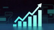 © linzette - Growing Success: Upward Trending Bar Graph with Arrow