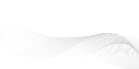 Poster - seamless abstract grey smooth wave lines element swoosh speed wave lines modern stream background. a