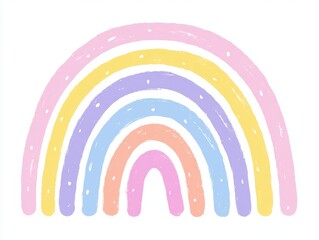 Poster - The collection comprises retro rainbow lines and shapes that incorporate vintage colors