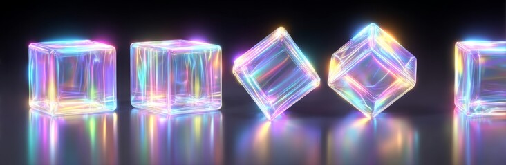 Poster - The incorporation of a hologram portal with neon light effect for a game, a magic glow teleport, and an energy aura for a UI interface with metaverse HUD frame design, is enhanced by a futuristic