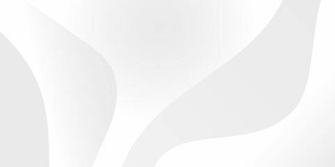 Poster - abstract white geometric banner design background.