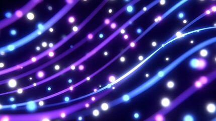 Poster - A grainy film effect with noise overlays a vibrant abstract background featuring a soft gradient effect that blends red, orange, and blue hues, resulting in a mystical ambient wallpaper