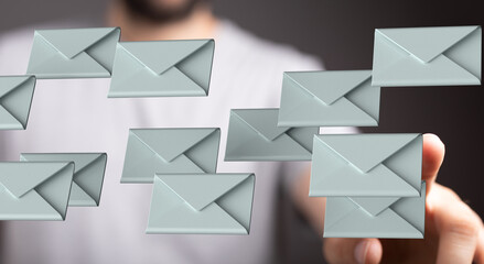 Leinwandbilder - Efficiently handle inbox overload.  Streamline email management with our tips and tools.