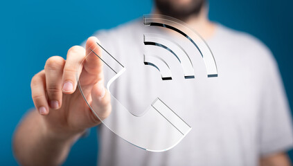 Poster - Quick and easy online support. Get help with wireless issues.