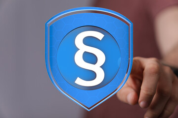 Aufkleber - Legal protection, secure data, online privacy, digital security, law, justice, safety, cybersecurity, privacy policy, legal advice, data protection, compli