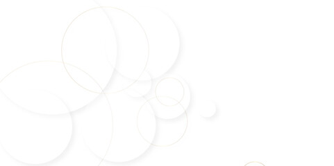 Poster - Modern abstract white background with transparent layers circle shape with shadow. White color technology concept background. abstract template design Banner Pattern texture space concept.