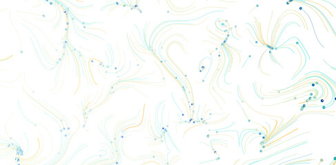 Poster - Seamless pastel swirl pattern with dots. Perfect for websites, presentations, and more!