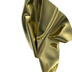 Fototapete - Liquid gold A luxurious abstract form