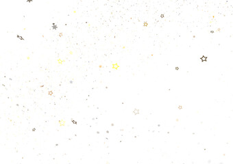 Aufkleber - Sparkling Stars on a Black Canvas
