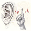 © Shah Faisal - Deaf/Hard of Hearing Symbol - Vector SVG