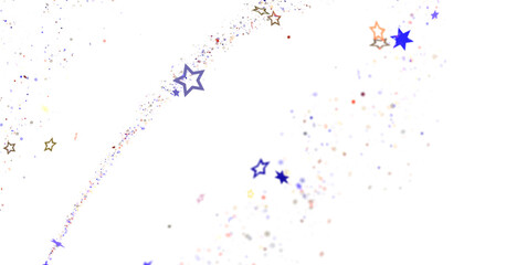 Aufkleber - Abstract Confetti Starburst