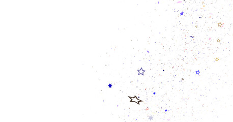 Fototapete - Colorful Confetti Burst