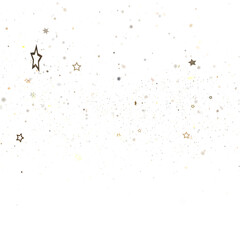 Leinwandbilder - Golden Glitter on Black Background