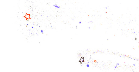 Fototapete - Abstract Colorful Confetti Explosion