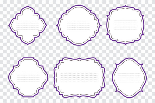 Best Set Of Vintage Frames Design, Collection Vintage Elements Certificate Art Design 2025