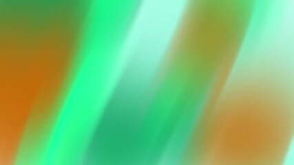 Poster - Abstract Vibrant Green and Orange Blurred Pattern with Dynamic Motion