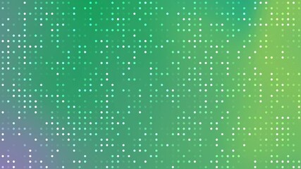 Poster - Vivid Digital Data Visualization with Dynamic Color Patterns and Dot Matrix Effects