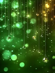 Poster - Abstract glowing orbs