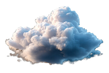 Wall Mural - Soft white cloud formation on a clear day in the sky