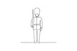 © MdIkramul - Queen’s Guard continuous one line drawing minimalism design
