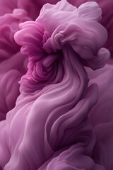 Poster - Abstract swirls of vibrant pink and purple