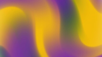 Poster - Abstract vibrant swirl of purple yellow green colors with smooth flowing shapes