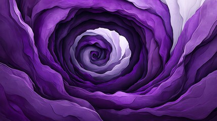 Poster - Abstract swirl of layered colors